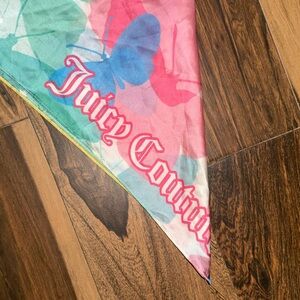 Juicy Couture Floral Silk Scarf